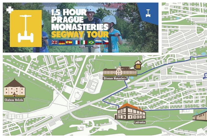 1.5h Small Group Segway Tour & Free Taxi Transfer ️with PragueWay - The giant scale of Strahov Stadium
