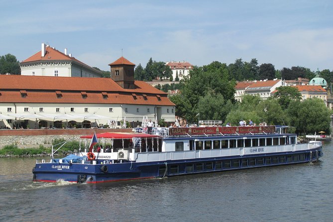 1 hour Prague Panoramic Vltava River sightseeing Cruise - Commentary, Wi-Fi, and language options