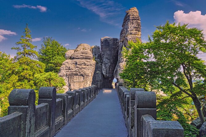 2 Countries Bohemian and Saxon Switzerland tour from Prague - Bastei Bridge: the dramatic opening stop
