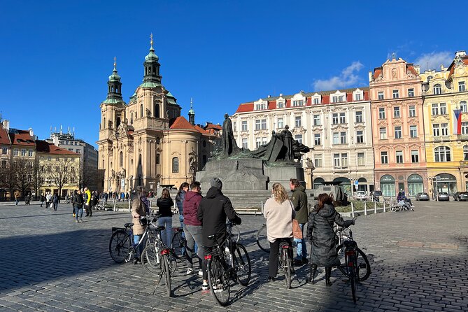 3-hour Complete Prague Bike Tour - David Černý’s Babies at Museum Kampa
