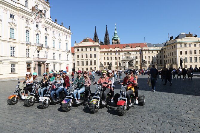 Amazing !!! Electric Trike Tour of Prague, live guide included - Meeting at Maltézské náměstí