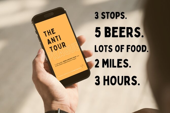 Anti Tour Prague - Self Guided Beer and Food Tour - The app replaces a guide