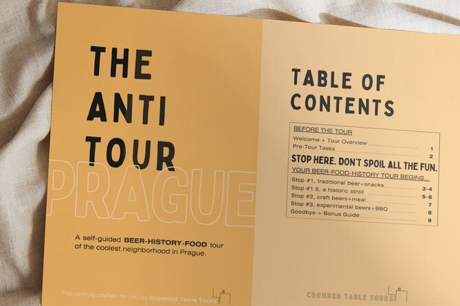 Anti Tour Prague - Self Guided Beer and Food Tour - What $17 is really buying you