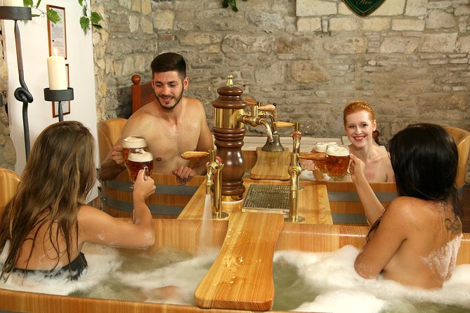 Beer Bath with Unlimited beer! - Bernard beer from the tap