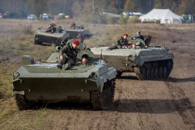 BMP tank driving experience Prague - From central Prague to the Milovice tank base
