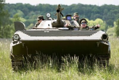 BMP tank driving experience Prague