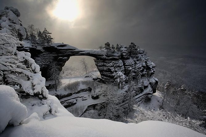 Bohemian And Saxon Switzerland Winter Tour from Prague - Bastei Bridge and the German side of the park