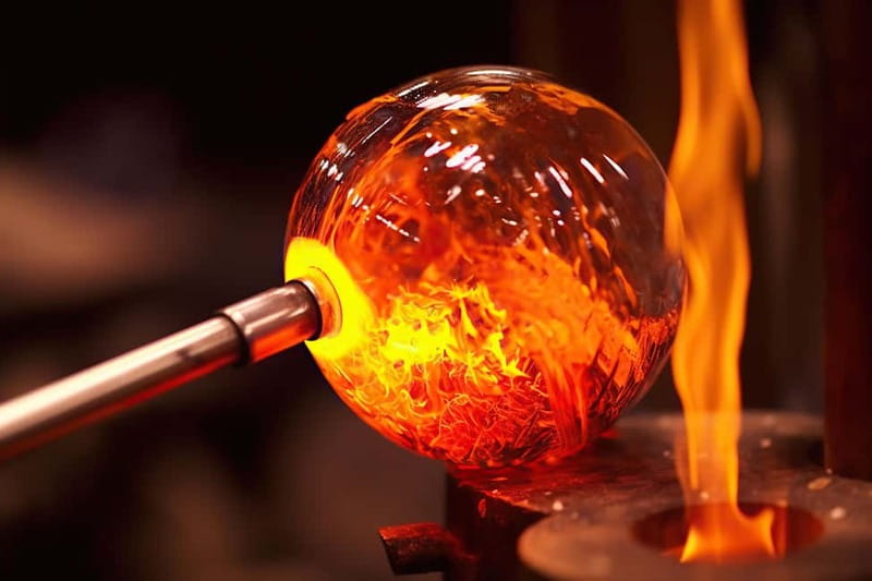 Bohemian glassworks excursion from Prague - Watching glassmasters at work