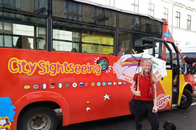 City Sightseeing Prague Hop-On Hop-Off Bus Tour & optional Boat Tour - The Blue Route from Republic Square to the Vltava
