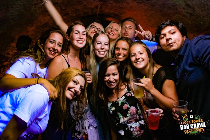 Clock Tower Bar Crawl ending at Prague's BIGGEST rooftop CLUB - Starting at Hangover House in the old cellar