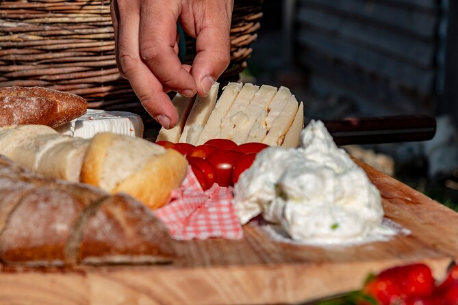 Czech garnet panning, scenic drive, farm & cheese, lunch & beer - A Goat Farm With Something To Taste