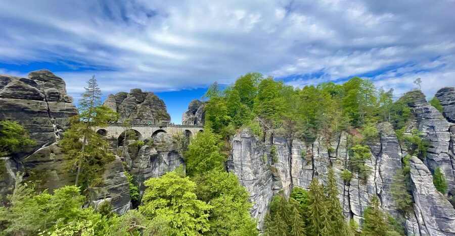 Dresden: Hassle-free trip to Bohemian and Saxon Switzerland - Bastei Bridge and the German Side