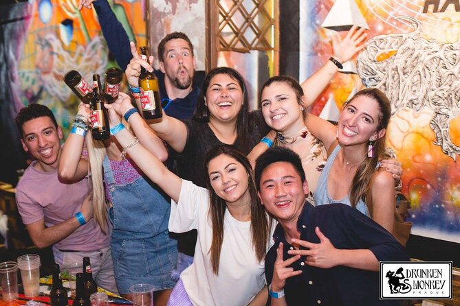 Drunken Monkey Pub Crawl with Open Bar & Club Entry - The open-bar timing changes the value