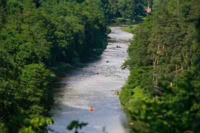 Easy Canoe Mission to the Sazava River from Prague Day Trip