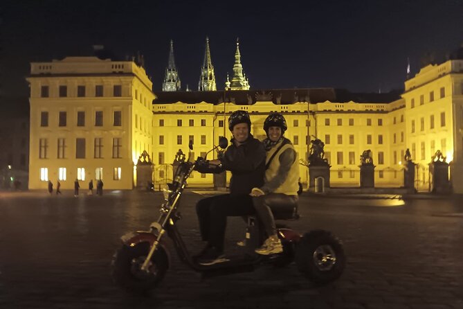 Electric Trike Night Tour in Prague - Live Guided - Key points at a glance