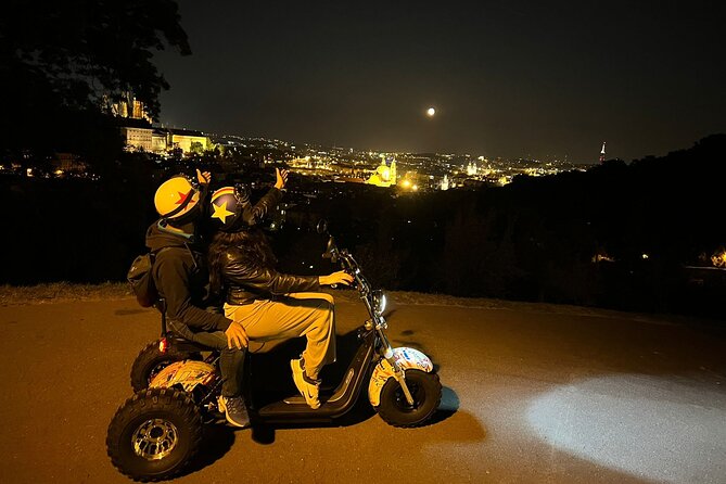 Electric Trike Night Tour in Prague - Live Guided - Starting at Štěpánská 55