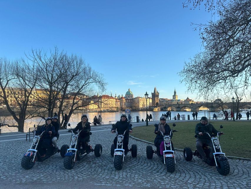 Electric Trike Sunset Prague Tour - Letná Viewpoint and the sunset payoff