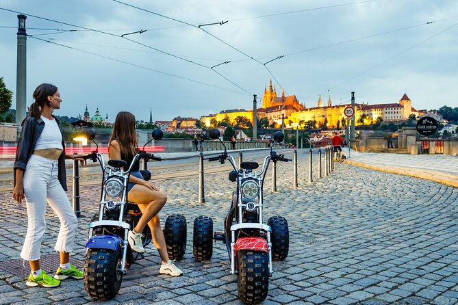 Electric Trike Tour in Prague - City Sightseeing & Fun Riding - Lennon Wall, Charles Bridge, and the riverside