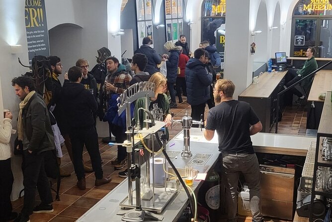 Enjoy 3 beers in Czech Beer Museum - Starting at Husova 21 in Prague’s Old Town
