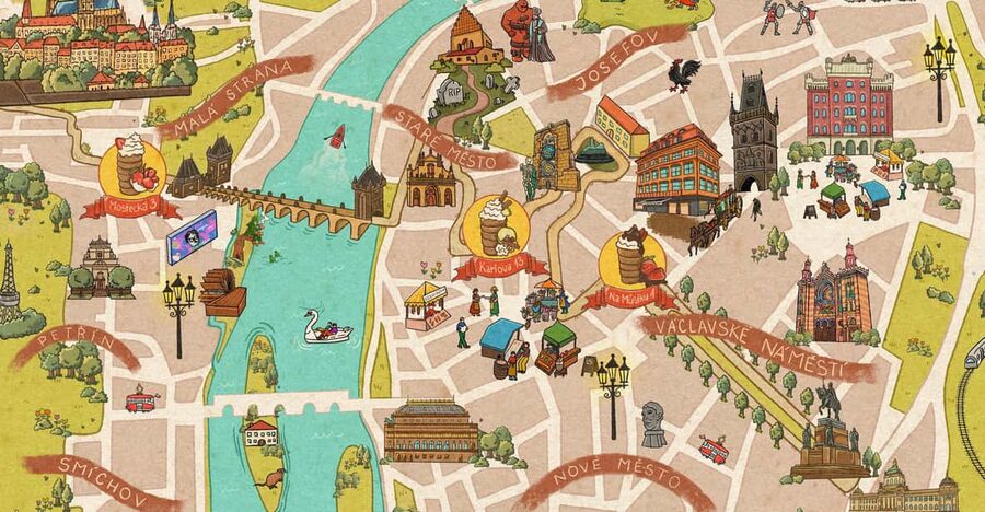 Explore Prague with our chimney cake Prague trail! - Start at Na můstku 1 near Wenceslas Square