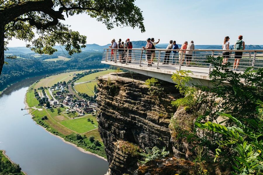 From Prague: Bohemian & Saxon Switzerland Iconic Day Trip - Pravčická Brána and the longer Czech section
