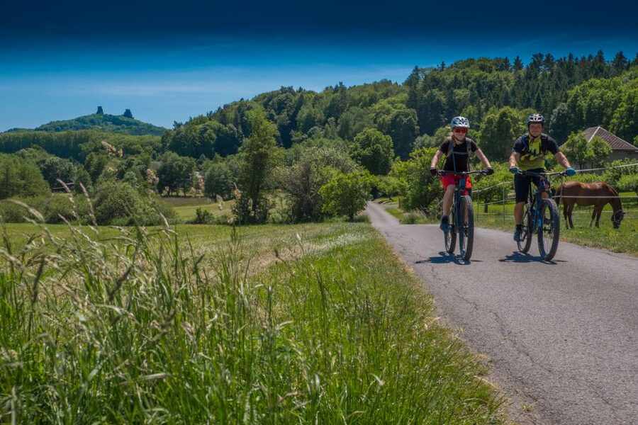 From Prague: E-Mountain Biking Trip to the Bohemian Paradise - Two medieval castles before the finish