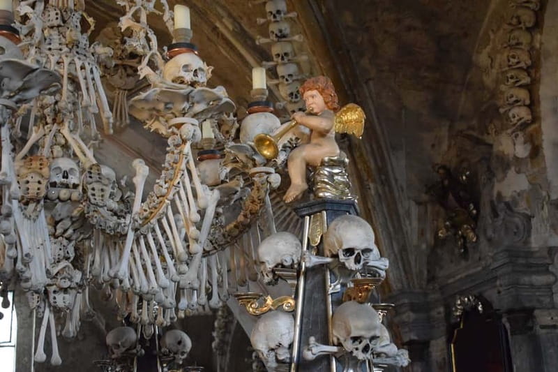 From Prague: Half-Day Coach Tour to Kutná Hora - Sedlec Ossuary and its bone decorations