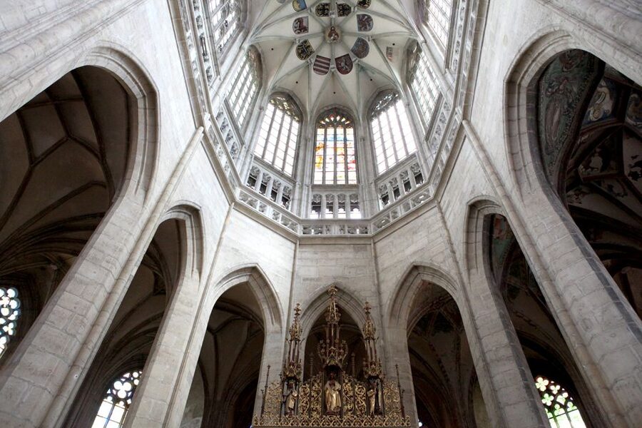From Prague: Kutna Hora and Bone Chapel Tour - Walking through the medieval town center