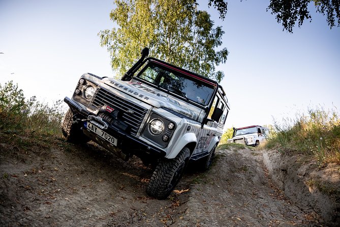 Full-day Land Rover driving off-road experience Prague - From Prague pickup to the Moravian countryside