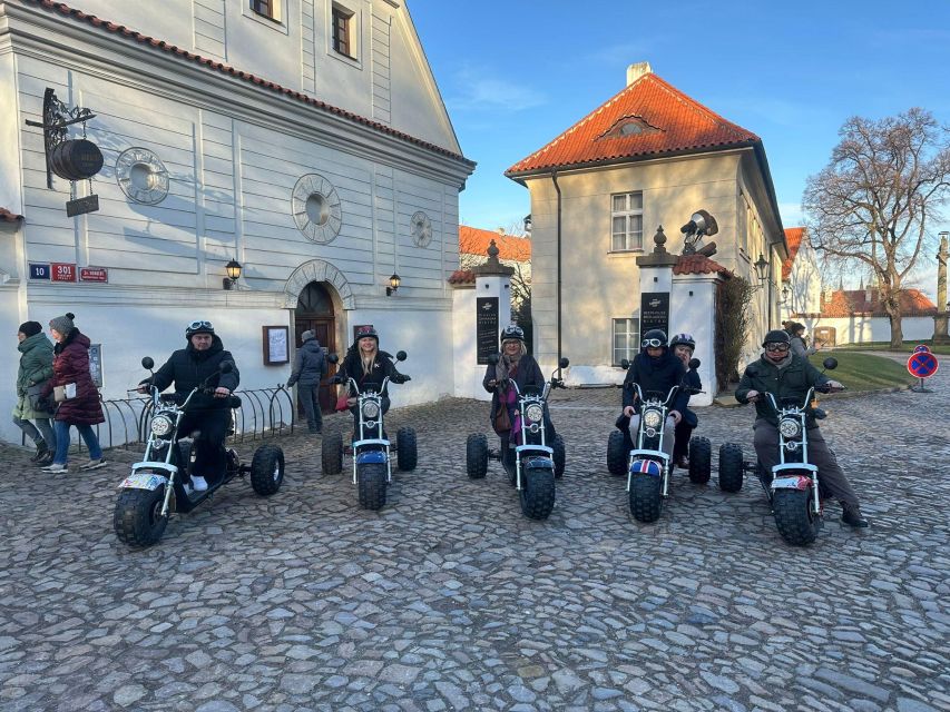 Grand City Tour on Electric Trike in Prague - Live Guided - Old Town Square and the return to Štěpánská