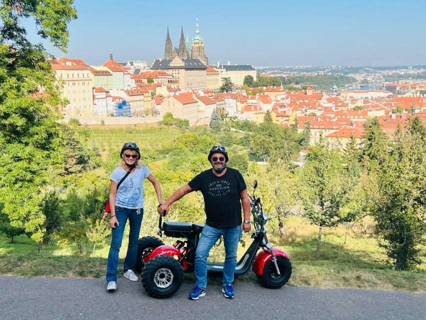 Grand City Tour on Electric Trike in Prague - Live Guided - From Štěpánská Street to Wenceslas Square