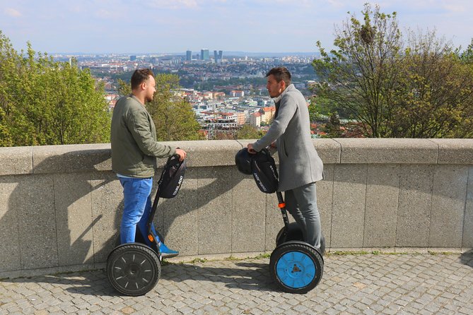 Grandiose half-day guided tour of Prague on Segway and eScooter - Down toward the Dancing House and National Theatre