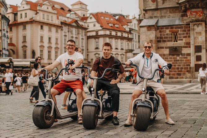 Guided sightseeing e-scooter tour of Prague: 2 hours - Starting at Uhelný trh with a short training session