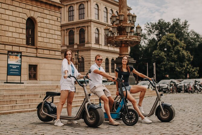 Guided sightseeing e-scooter tour of Prague: 2 hours - Strahov Monastery and the hilltop views