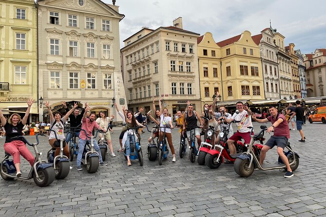 Guided sightseeing e-scooter tour of Prague: 2 hours - Staroměstské náměstí and the Astronomical Clock