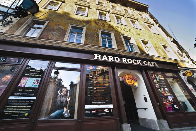Hard Rock Cafe Prague with Set Lunch or Dinner - A grand Old Town setting, not just another chain restaurant