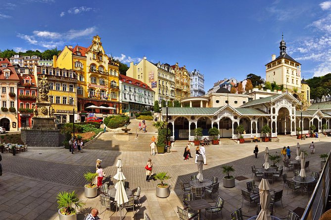 Karlovy Vary including Watchtower and Funicular from Prague - Walking through Karlovy Vary’s elegant center