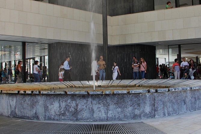 Karlovy Vary - The town of spas, mineral springs and relaxation - Meeting Vřídlo inside the Hot Spring Colonnade