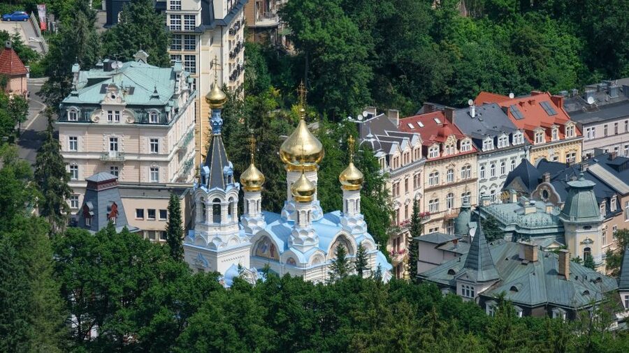 Karlovy Vary - the world famous spa - The 1.5-Hour Ride West
