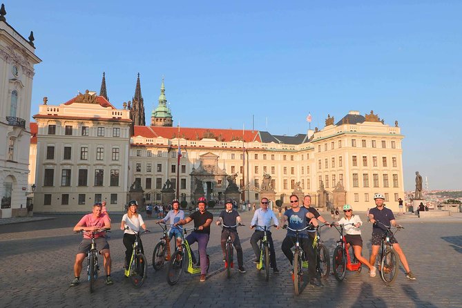 Live-Guided 180 min Glorious e-Scooter and eBike tour - Kampa Island, the Lennon Wall, and Charles Bridge