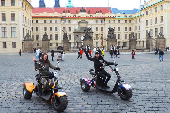 Live-Guided Tour - Trike-Harley Adventure of Prague - Prague Castle and St. Vitus Cathedral from outside