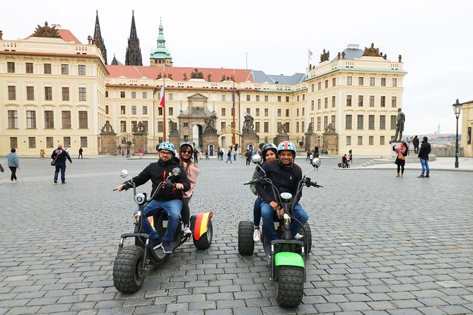 Live-Guided ️Trike-Harley️ Viewpoints tour of Prague - Charles Bridge from below and the Kafka statues