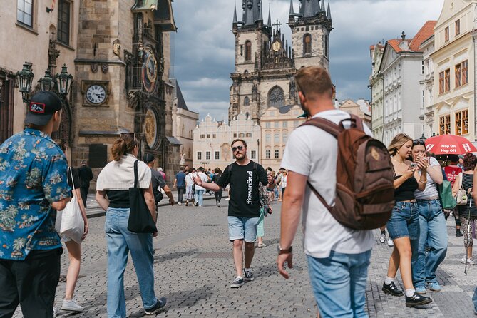 Old Town, Astronomical Clock & Underground Tour with PragueWay - Crossing Charles Bridge from Mostecká