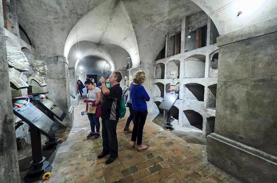 Operation Anthropoid Tour or Terezín Concentration Camp Tour - Inside the Church of St. Cyril and St. Methodius crypt