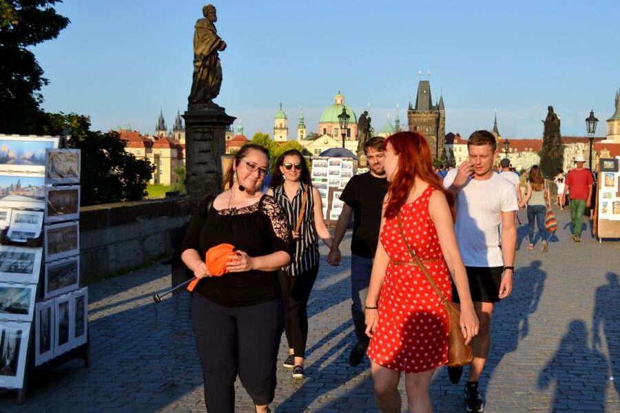 Panoramic Views of Prague Evening Walking Tour - Starting with Prague’s illuminated monuments