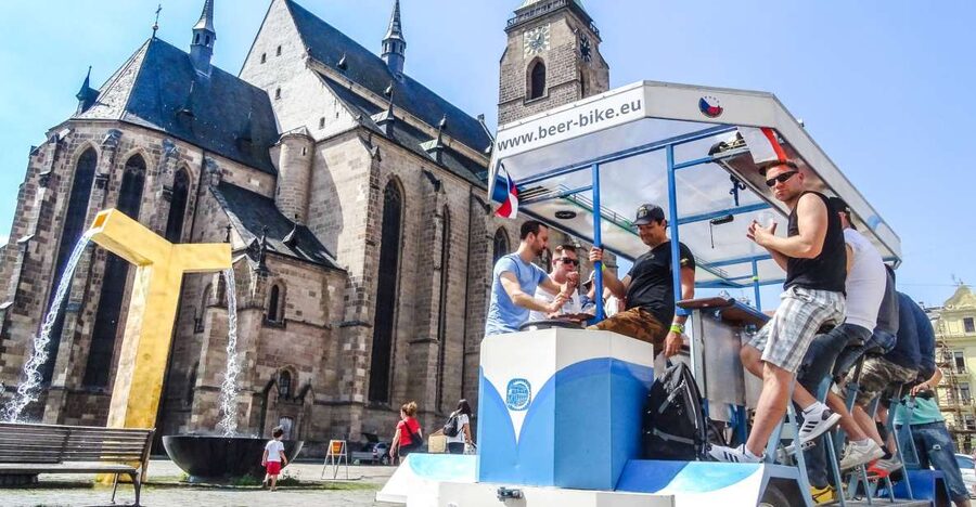 Pilsen: 1.5-Hour Beer Bike with Unlimited Beer - Beer rules, timing, and what is really included