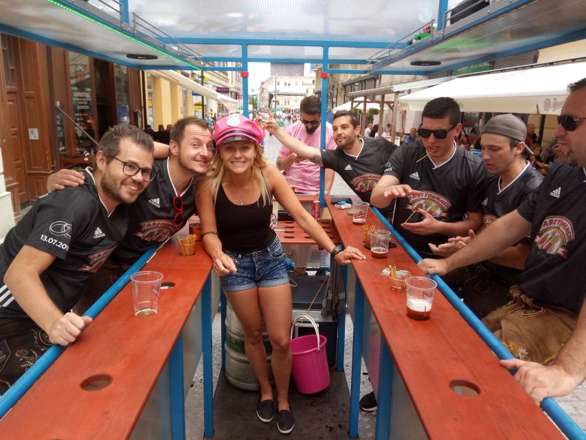 Pilsen: 1.5-Hour Beer Bike with Unlimited Beer - The guide’s role on a private beer bike