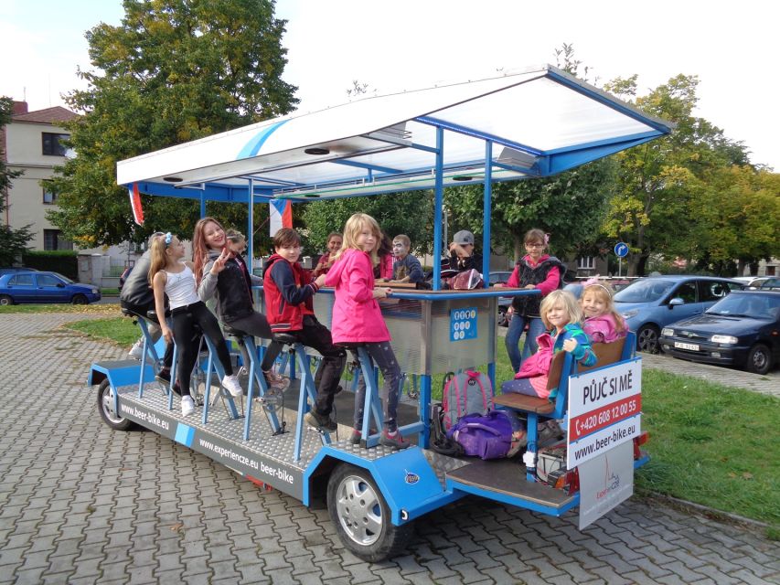 Pilsen: 1.5-Hour Beer Bike with Unlimited Beer - The effort level is easy to underestimate