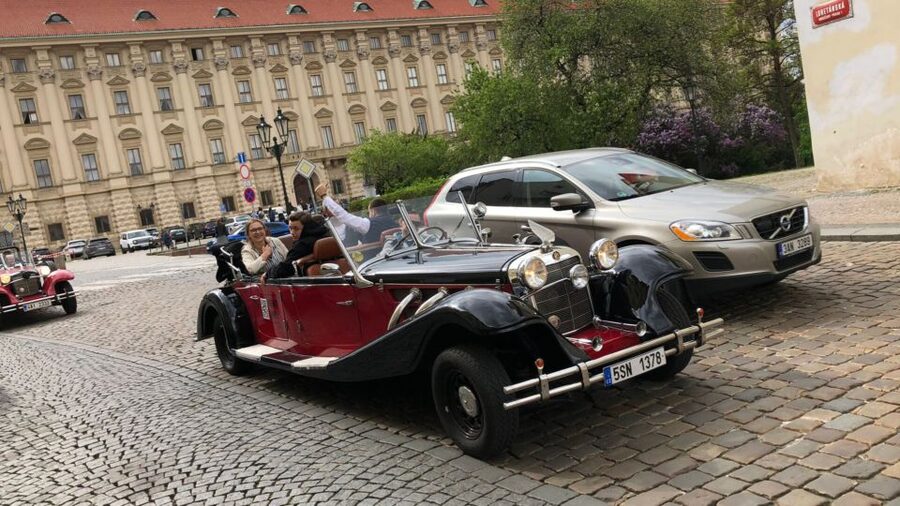 Prague: 1-Hour Private Tour in Vintage Car - From the Estates Theatre to Prague’s Royal Route