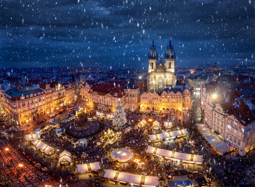 Prague: 2-3h Magical Christmas Markets Tour with Inclusions - Old Town Square: Prague’s grand Christmas stage